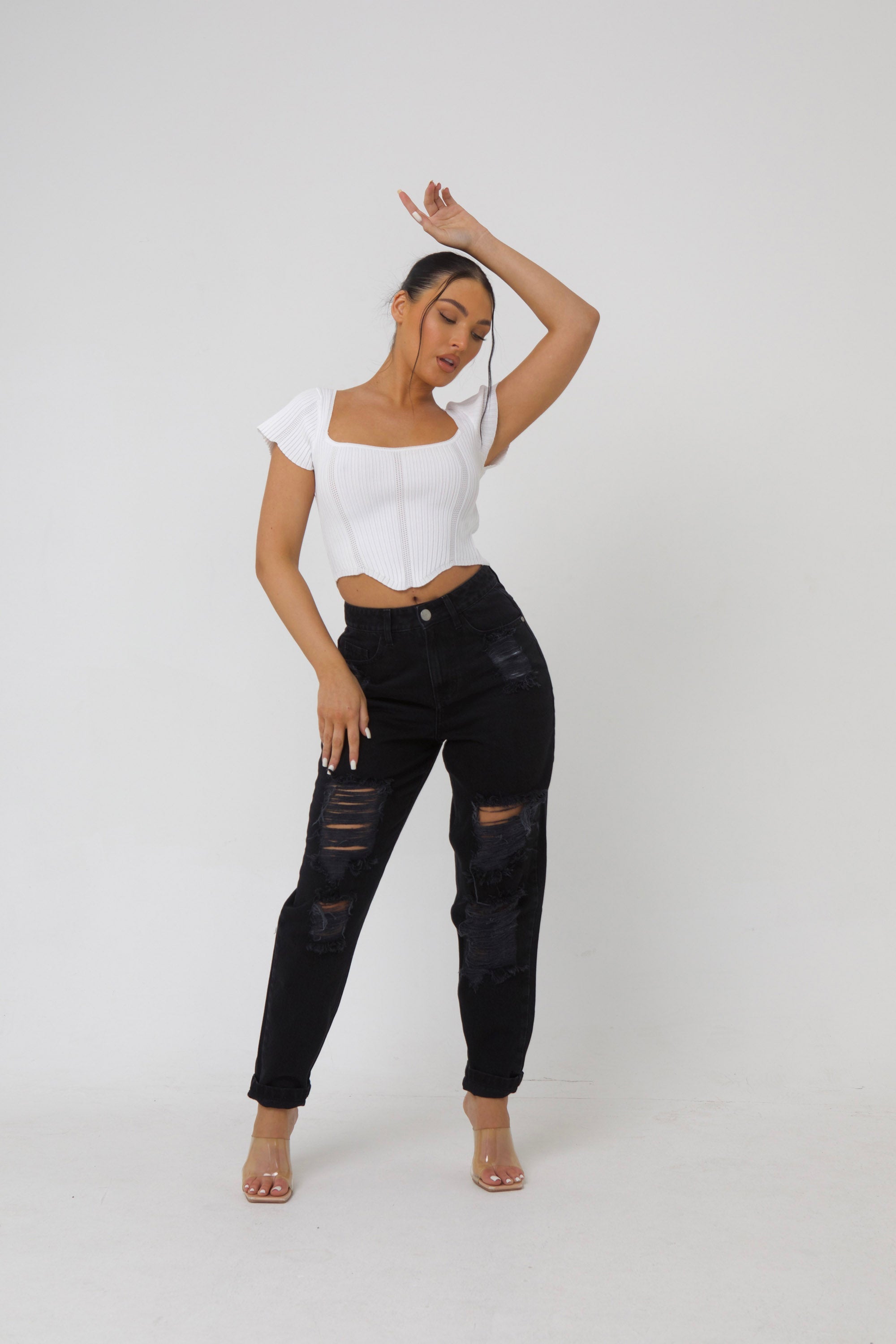 Spijkerbroeken Calvin Klein Jeans Mom Jean Denim Medium | Footshop