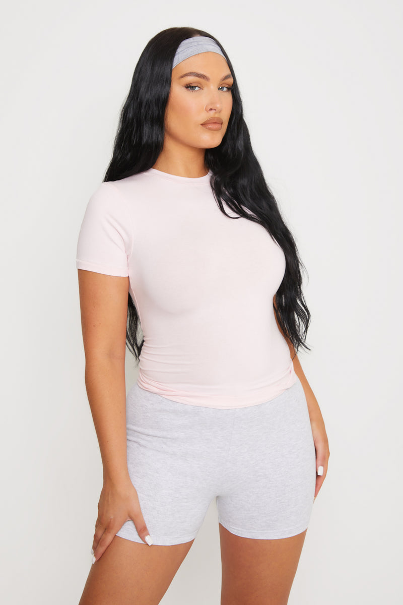 Sansa Stretch Jersey Fitted Tee