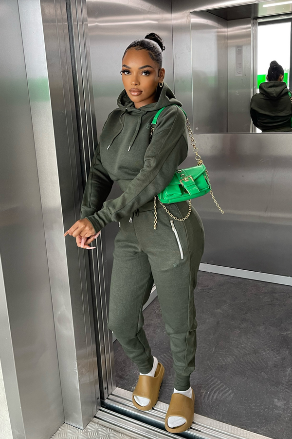 Oleana Thyme Hooded Tracksuit