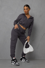 Lotus Hooded Cargo Tracksuit