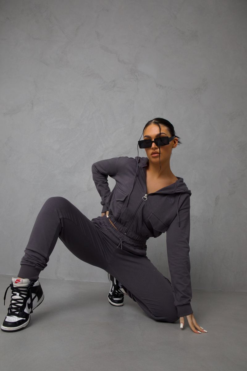 Lotus Hooded Cargo Tracksuit