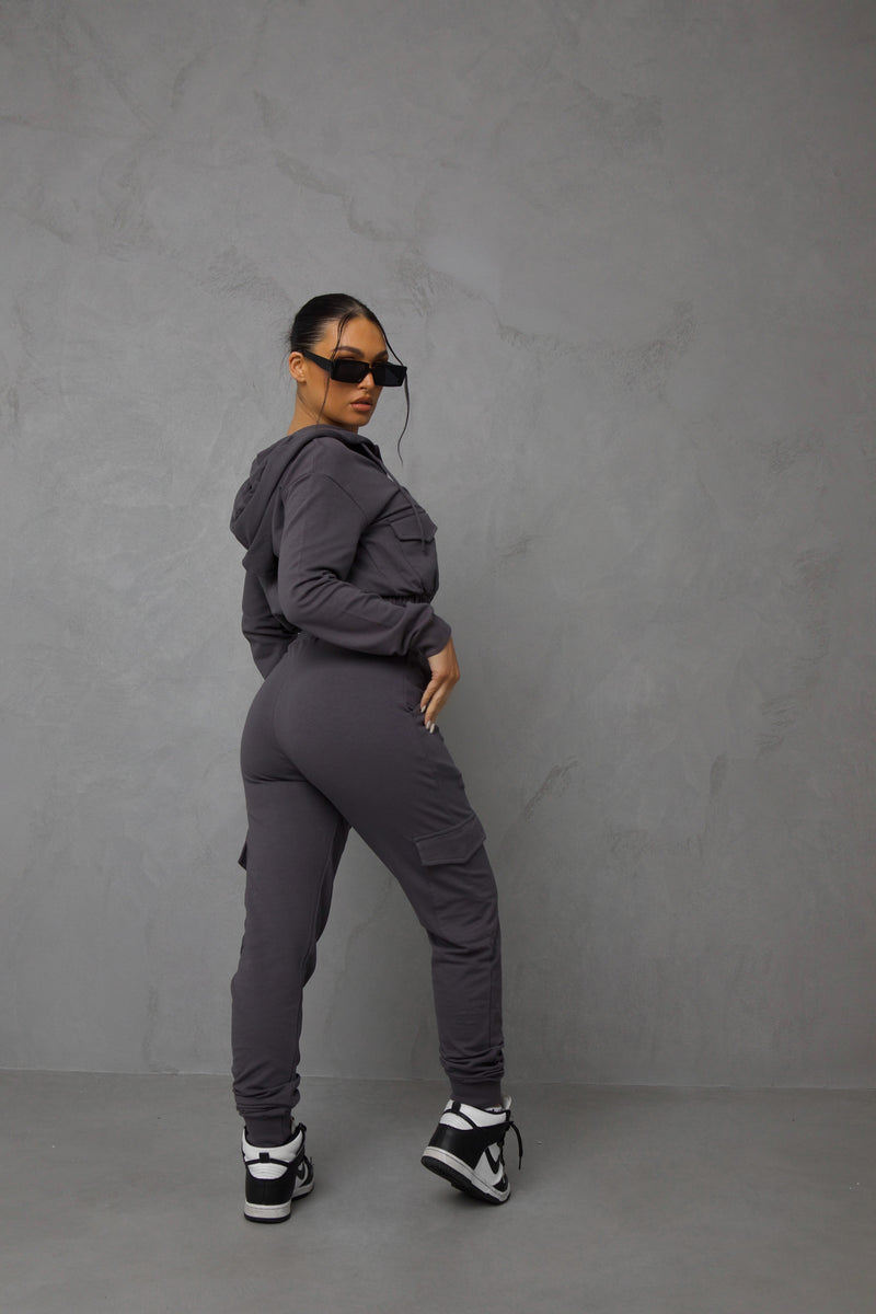 Lotus Hooded Cargo Tracksuit
