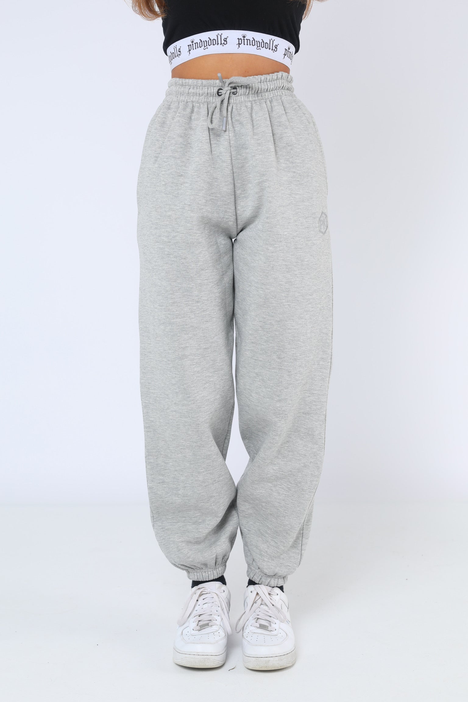 選ぶなら Corey Grey Marl Oversized Joggers – Pindydoll パンツ