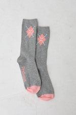 Val 2 Pack Black and Grey Socks