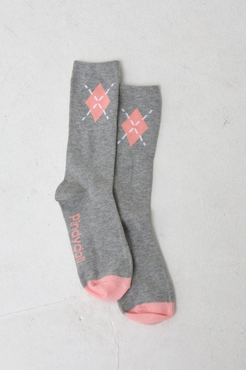 Val 2 Pack Black and Grey Socks